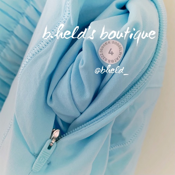 lululemon Track That Mid-Rise Lined Short 5" in Icing Blue Size 4 New NWT - Picture 11 of 12